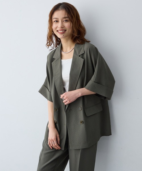 anyfee uvカット ジャケット テーラードジャケット レディース