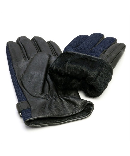 「TOKYO SHIRTS」 手袋 FREE ネイビー メンズ_画像2