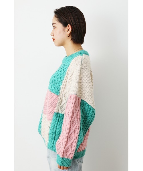 「RODEO CROWNS WIDE BOWL」 長袖ニット FREE ホワイト系その他 レディース_画像4