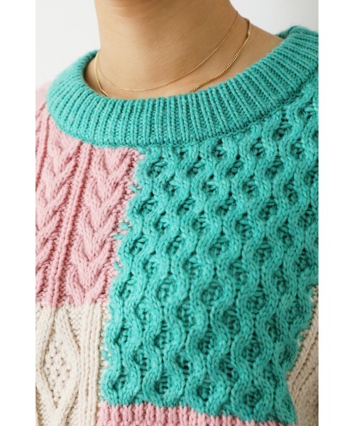 「RODEO CROWNS WIDE BOWL」 長袖ニット FREE ホワイト系その他 レディース_画像6