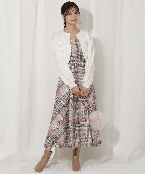 「WILLSELECTION」 ニットカーディガン FREE ピンク レディース_画像7