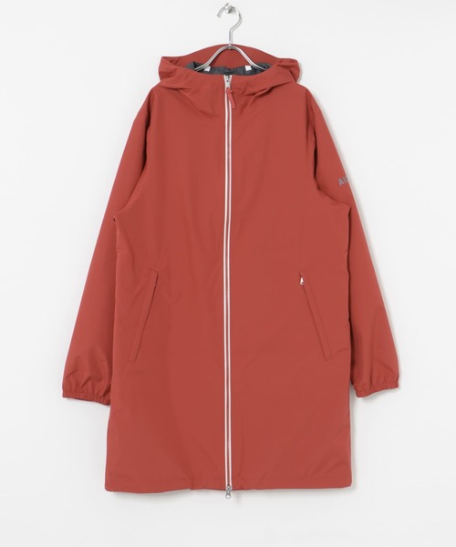 AIGLE コート アウター AIGLE 透湿防水 レインパック フーデッド