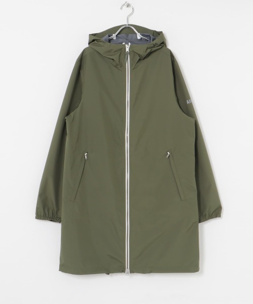 AIGLE コート アウター AIGLE 透湿防水 レインパック フーデッド
