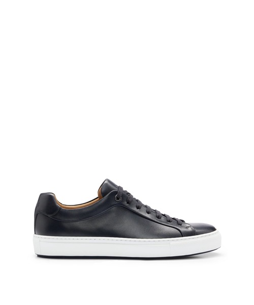 ひらりんBOSS レザー カップソールスニーカー 40HUGOBOSS BOSS（HUGO BOSS） スニーカー レザー カップソールスニーカー ロゴ