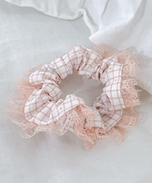 シュシュ ギンガムチェックフリルシュシュ : ZOZOTOWN Yahoo!店 - 通販