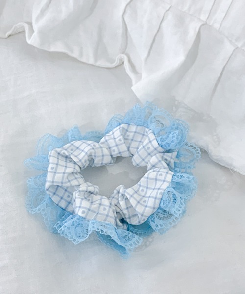 シュシュ ギンガムチェックフリルシュシュ : ZOZOTOWN Yahoo!店 - 通販