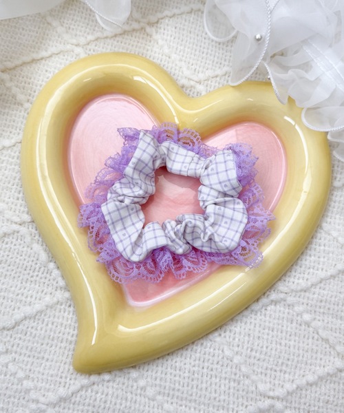 シュシュ ギンガムチェックフリルシュシュ : ZOZOTOWN Yahoo!店 - 通販