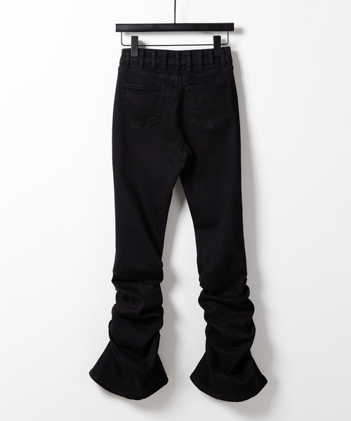 [me+em select] обработка Denim брюки LARGE голубой женский 