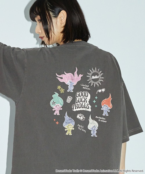 Anchor Smith tシャツ Good Luck Trolls 別注 ヴィンテージ加工