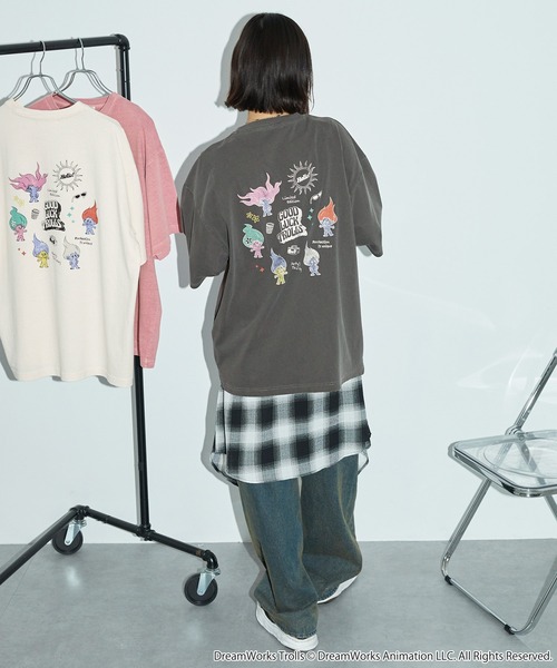 【INSTANTFUNK X Good Luck Trolls】Troll スウェットシャツ 2色 INSTANTFUNK X Good Luck Trolls】Troll スウェットシャツ 2色
