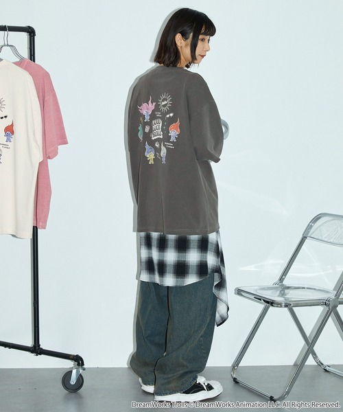 Anchor Smith tシャツ Good Luck Trolls 別注 ヴィンテージ加工