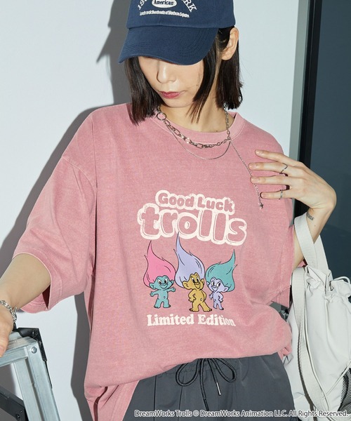 Anchor Smith tシャツ Good Luck Trolls 別注 ヴィンテージ加工