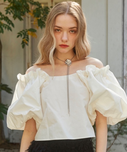 ROSY LUCE（ロージールーチェ） tシャツ ボリュームスリーブトップス