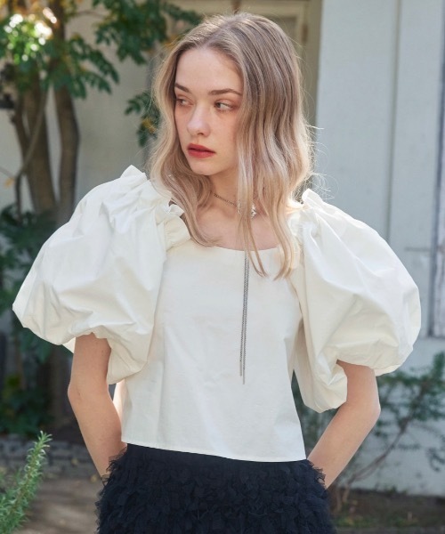 ROSY LUCE（ロージールーチェ） tシャツ ボリュームスリーブトップス