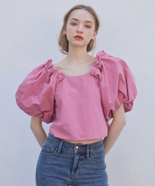 ROSY LUCE tシャツ ボリュームスリーブトップス レディース : ZOZOTOWN