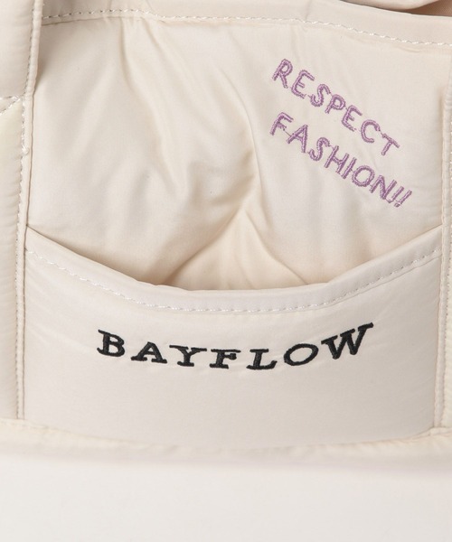 floow様オーダー品 BAYFLOW トートバッグ 刺繍パフロゴトートS レディース