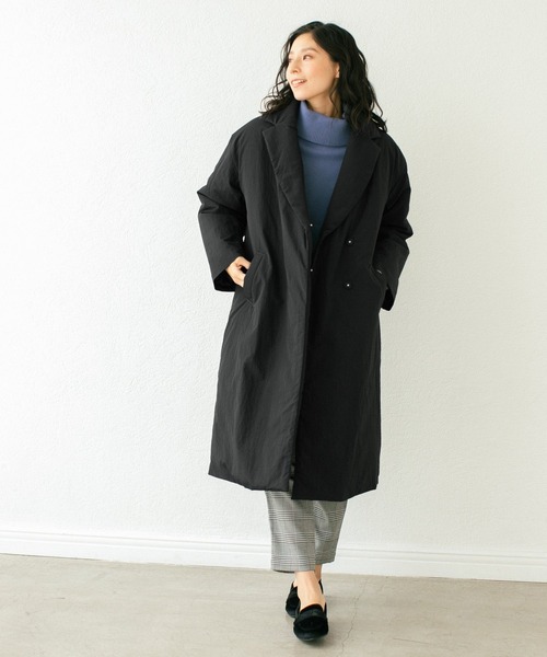 「LEPSIM」 チェスターコート FREE ブラック レディース_画像2