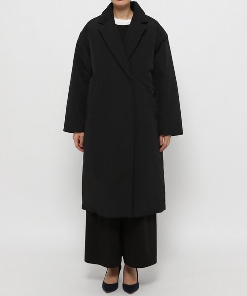 「LEPSIM」 チェスターコート FREE ブラック レディース_画像4