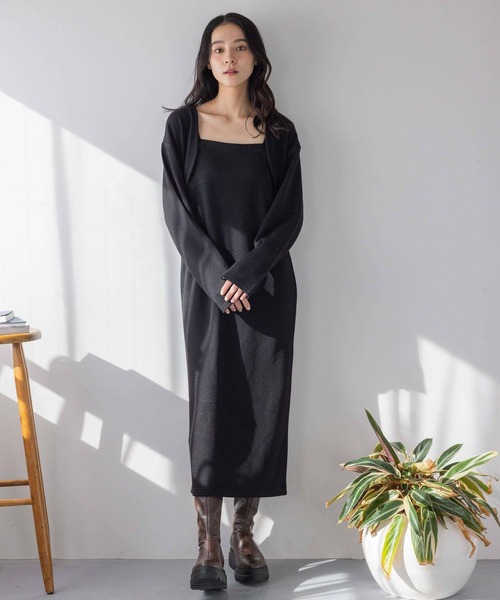 「LOWRYS FARM」 コンビワンピース FREE ブルー レディース_画像5