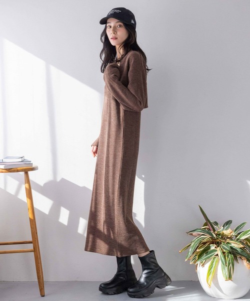 「LOWRYS FARM」 コンビワンピース FREE ブルー レディース_画像7