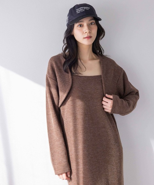 「LOWRYS FARM」 コンビワンピース FREE ブルー レディース_画像8