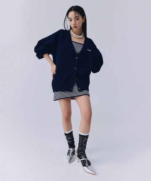 eimyistoire ニットカーディガン 新品 EIMY ISTOIRE（エイミーイストワール） ニットカーディガン F ネイビー