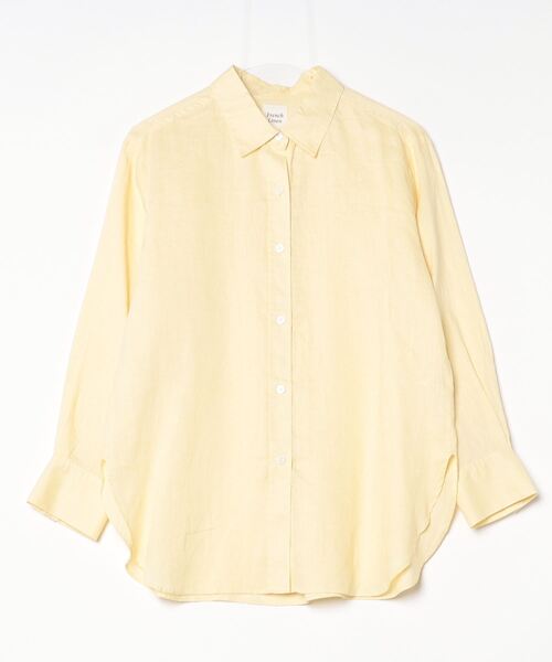 「green label relaxing」 長袖シャツ FREE イエロー レディース