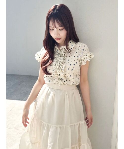 dazzlin スカート オーガンティアードスカート : ZOZOTOWN Yahoo!店