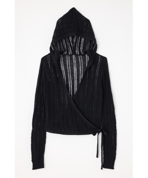 LAGUA GEM（ラグアジェム） パーカー WRAP CRASH HOOD トップス