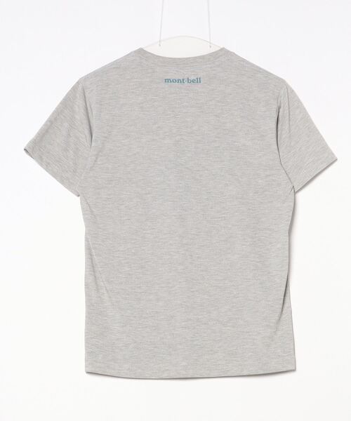 「mont-bell」 半袖Tシャツ X-SMALL グレー メンズ