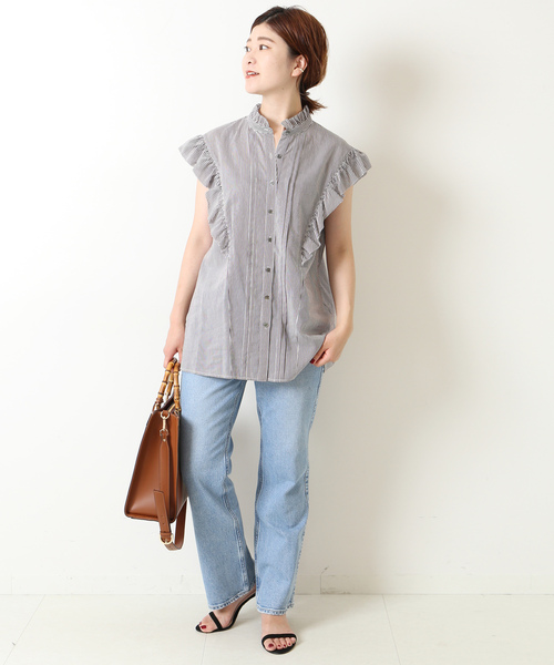 Spick and span 花柄ノースリーブチュニック ブランド古着】Spick & Span｜スピックアンドスパンのワンピース