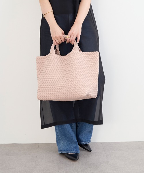 新品 NAGHEDI ナゲディMEDIUMトートバッグ ピンク StBarths St. Barths Medium Tote | Shell Pink