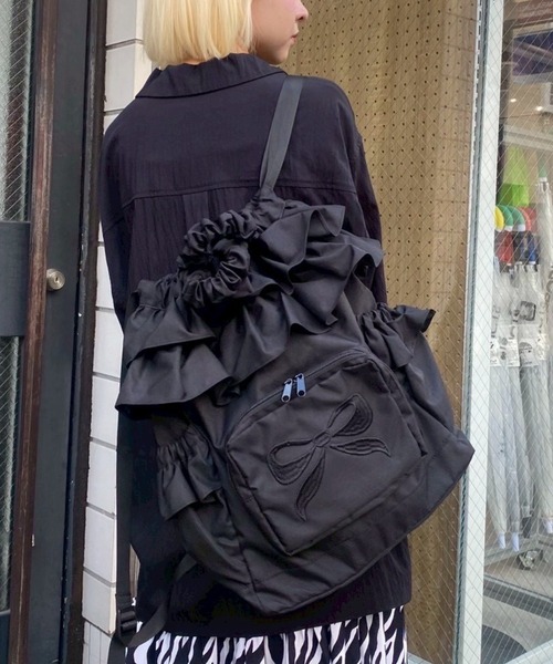 Candy stripper リュック Candy Stripper デイバック リュック RIBBON FRILL ナップサック