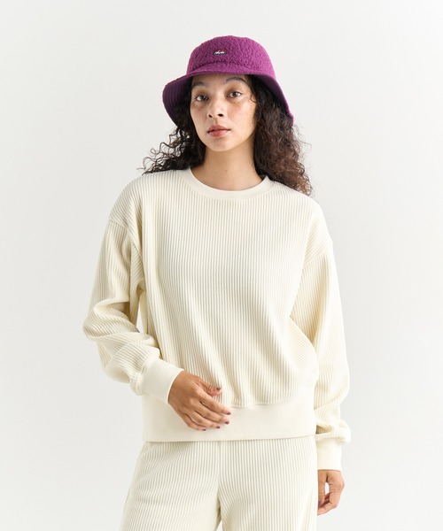 NANGA（ナンガ） KNIT CORDUROY CREW NECK W/ニットコーデュロイ