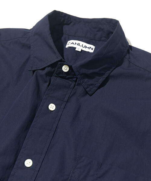美品 カウラム マガジンポケット ブロードシャツ サックスブルー XL CAHLUMN（カウラム） シャツ Magazine Pocket Broad Shirt/マガジン