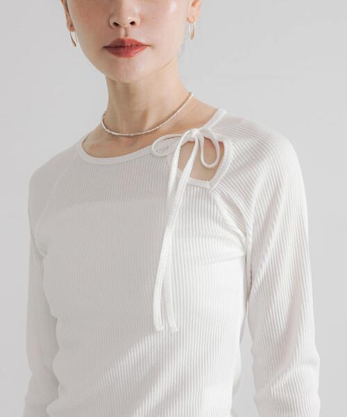 URBAN RESEARCH（アーバンリサーチ） tシャツ カットアウトリブ 