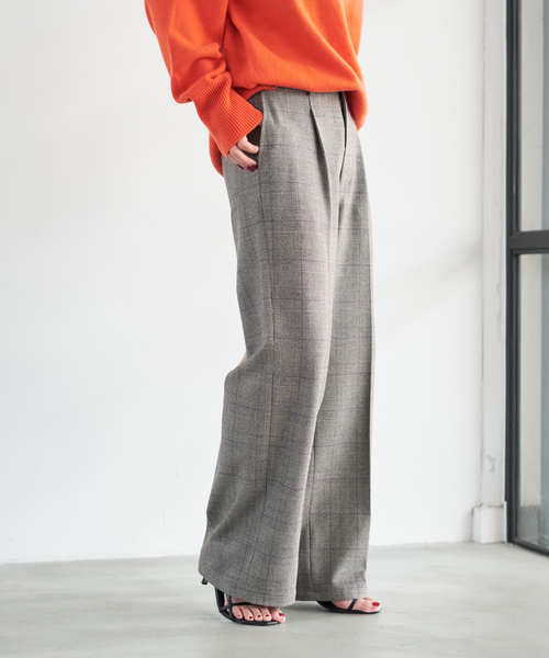 Spick＆Span（スピック アンド スパン） スラックス パンツ 「手洗い可