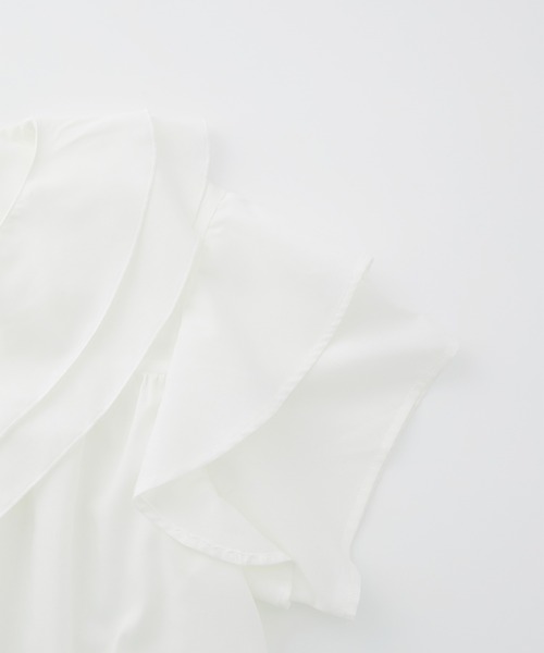 「RANAN」 半袖ブラウス L ミント レディース_画像7