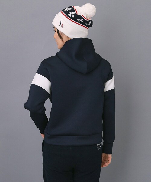 adabat（アダバット） パーカー 「ADABAT NAVY」ブロッキングライン