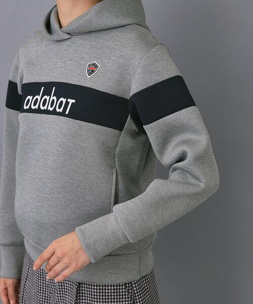 adabat（アダバット） パーカー 「ADABAT NAVY」ブロッキングライン