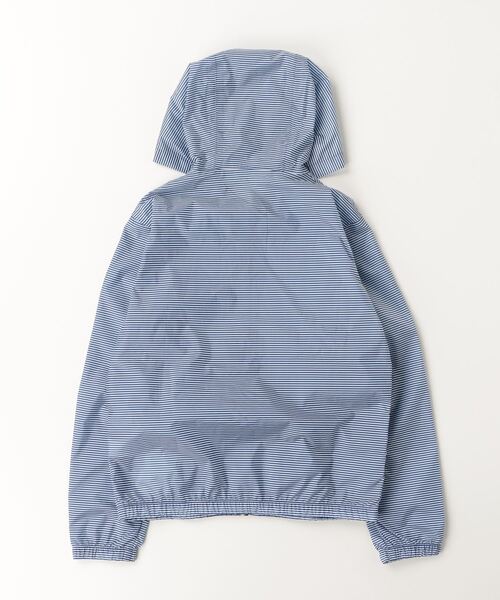 「PETIT BATEAU」 「KIDS」ボーダー柄ブルゾン 140 ブルー キッズ_画像2