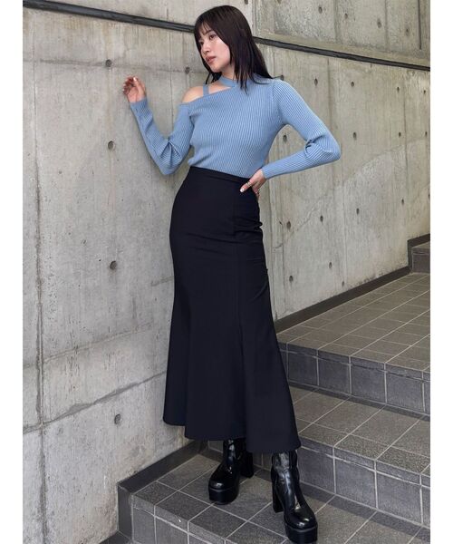 MURUA（ムルーア） ロング スカート スリットマーメイドスカート 