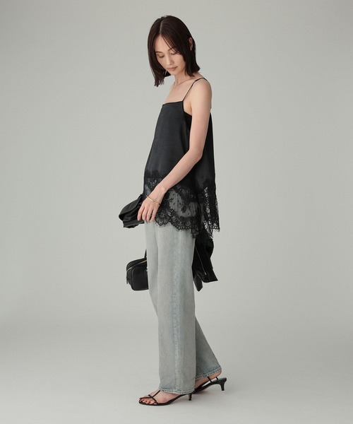 BABYLONE（バビロン） キャミソール ヘムレースキャミソール