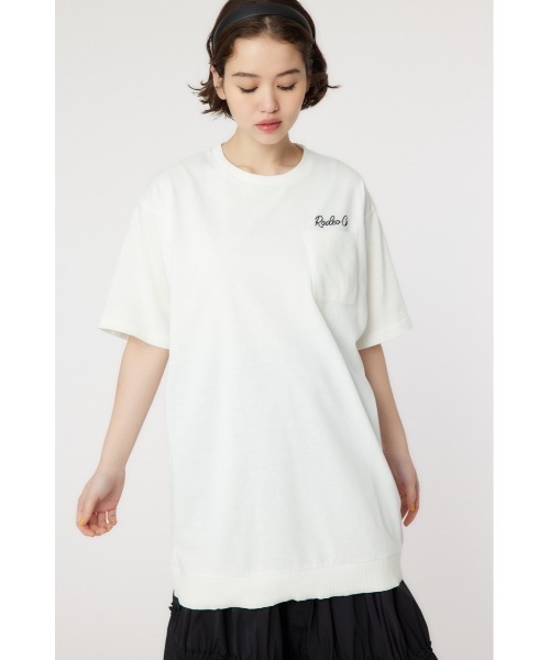 「RODEO CROWNS WIDE BOWL」 半袖ワンピース FREE アイボリー レディース_画像4