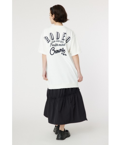 「RODEO CROWNS WIDE BOWL」 半袖ワンピース FREE アイボリー レディース_画像6