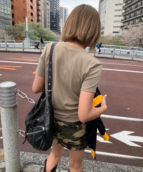 「SHAGGIE」 半袖カットソー FREE ピンク レディース_画像7