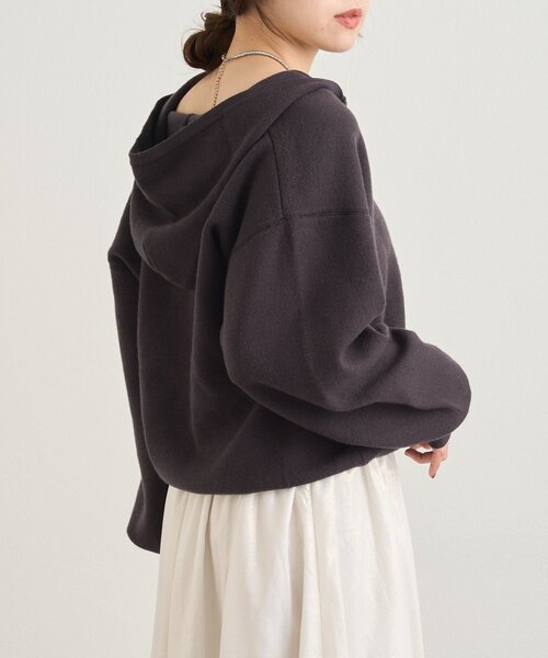 SHENERY（シーナリー） ニット セーター フーデッドジップニット