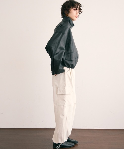 Trish（トリッシュ） ブルゾン アウター ソフトヴィーガンレザー