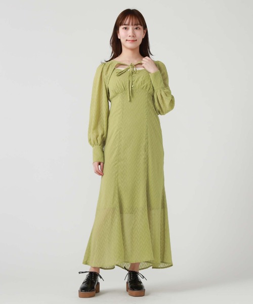 「archives」 ノースリーブワンピース MEDIUM アイボリー レディース_画像2