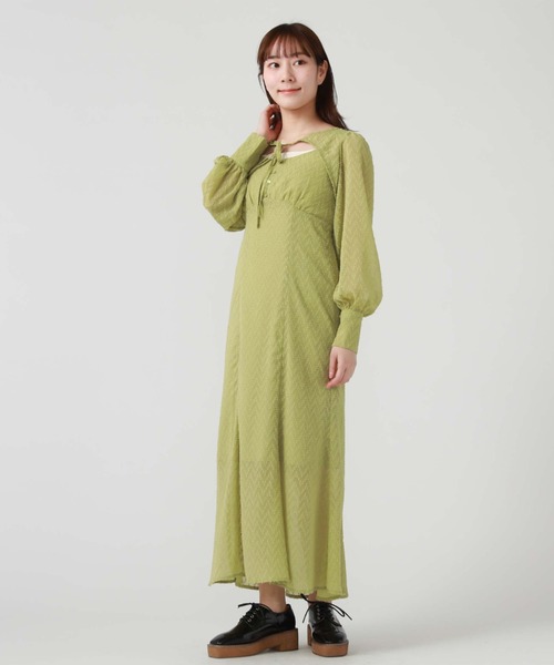 「archives」 ノースリーブワンピース MEDIUM アイボリー レディース_画像3